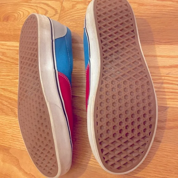 Mens size 10 colorblock Vans sneakers - Picture 4 of 6